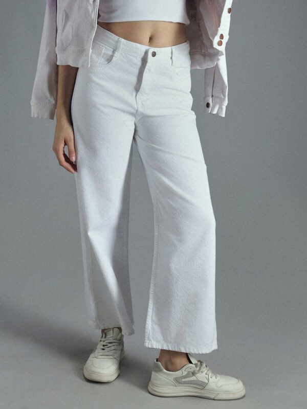 Women 90s Baggy Stretchable Cotton Jeans - Image 2