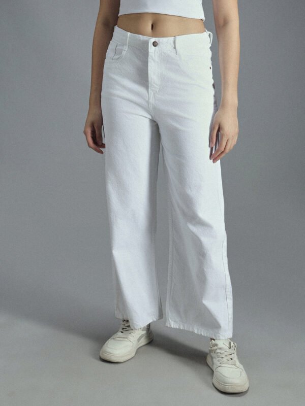 Women 90s Baggy Stretchable Cotton Jeans - Image 3
