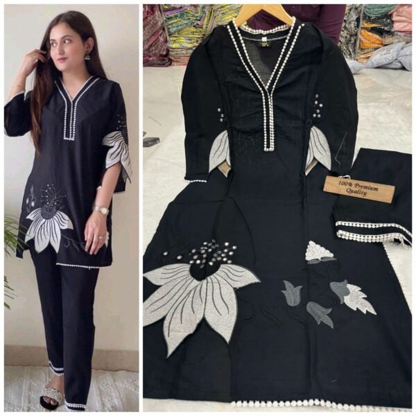 HEAVY REYON COTTON COORD SET - Image 4