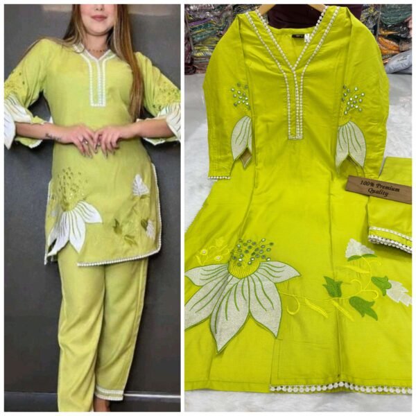 HEAVY REYON COTTON COORD SET