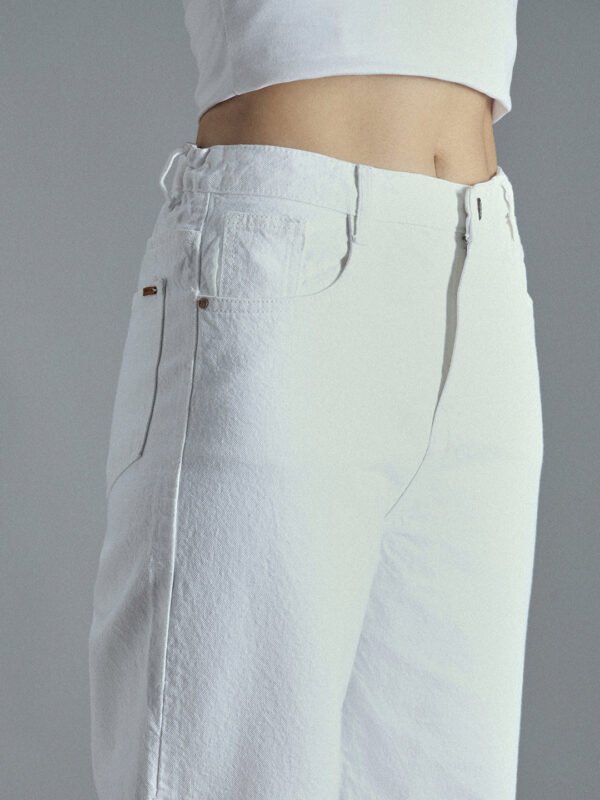 Women 90s Baggy Stretchable Cotton Jeans - Image 4