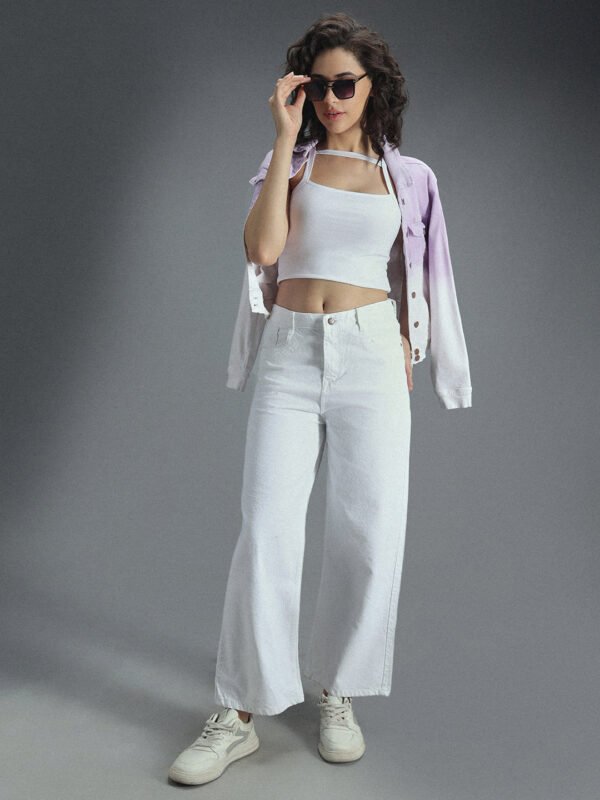 Women 90s Baggy Stretchable Cotton Jeans