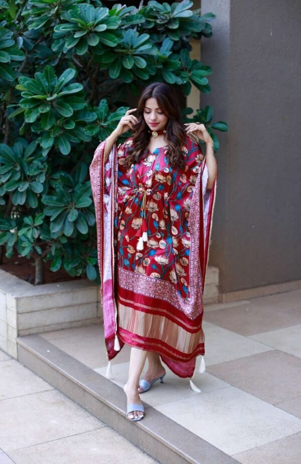 KAFTAN PANT-NNK3001 PURE GAJI SILK - Image 6
