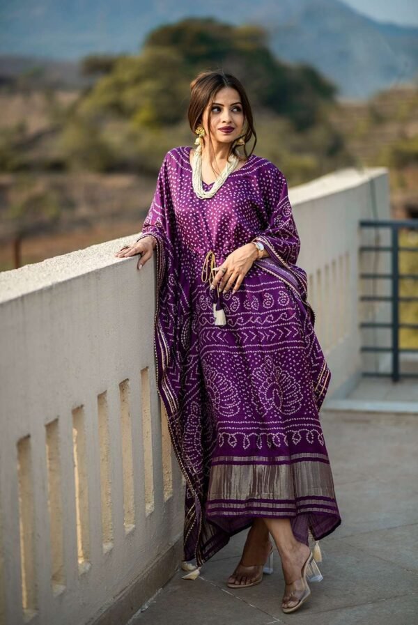 KAFTAN PANT-NNK3001 PURE GAJI SILK