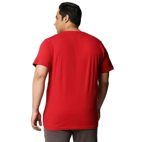 Men's Printed 100% Cotton T-Shirt - Regular Fit, Round Neck, Half Sleeves - Image 3