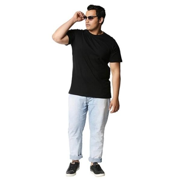 Men's Printed 100% Cotton T-Shirt - Regular Fit, Round Neck, Half Sleeves - Image 7