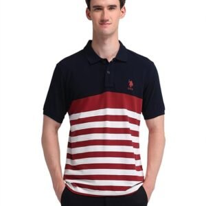 U.S. POLO ASSN. Men's Striped Slim Fit Polo Shirt