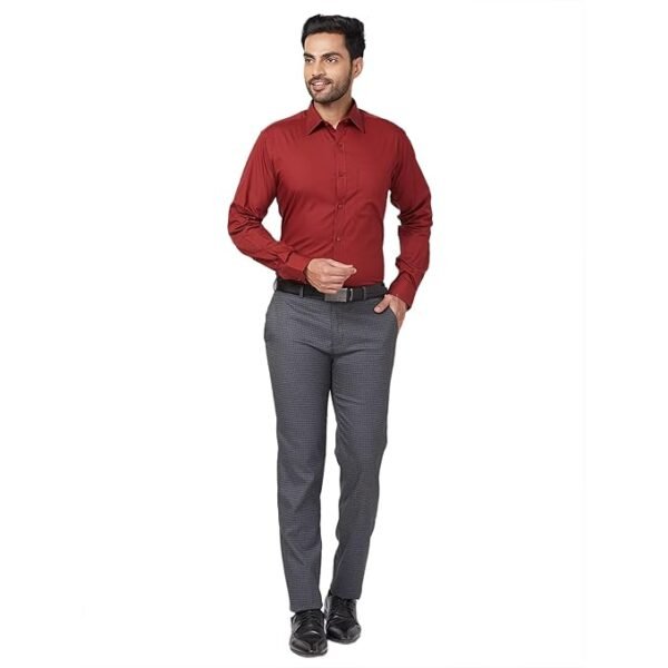 Men's Slim Fit Mid Rise Trouser - Image 6