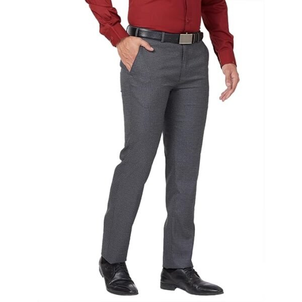 Men's Slim Fit Mid Rise Trouser - Image 4